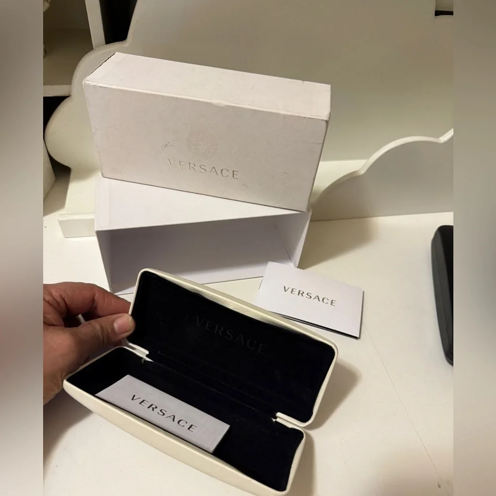 Two original Versace sunglasses case with new conditions